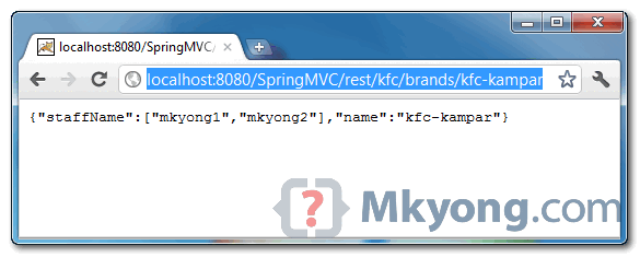 Spring 3 MVC and JSON example - Mkyong.com