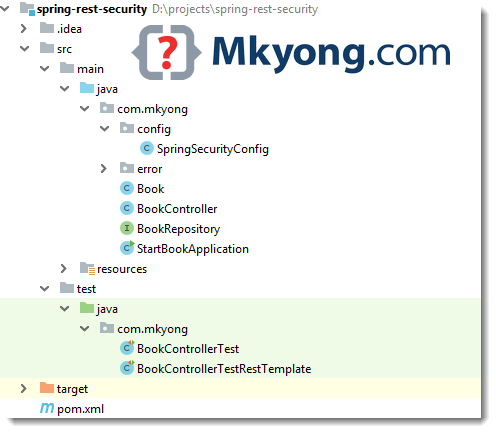 Spring REST + Spring Security Example 
