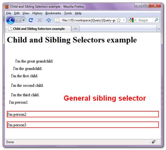 jquery-child-sibling-example-general-sibling