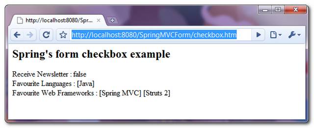 SpringMVC-CheckBox-Example-3