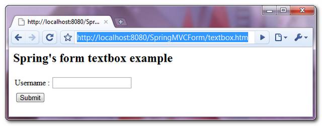 SpringMVC-TextBox-Example-1