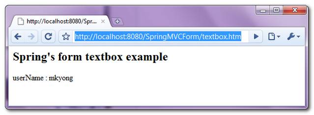 SpringMVC-TextBox-Example-3