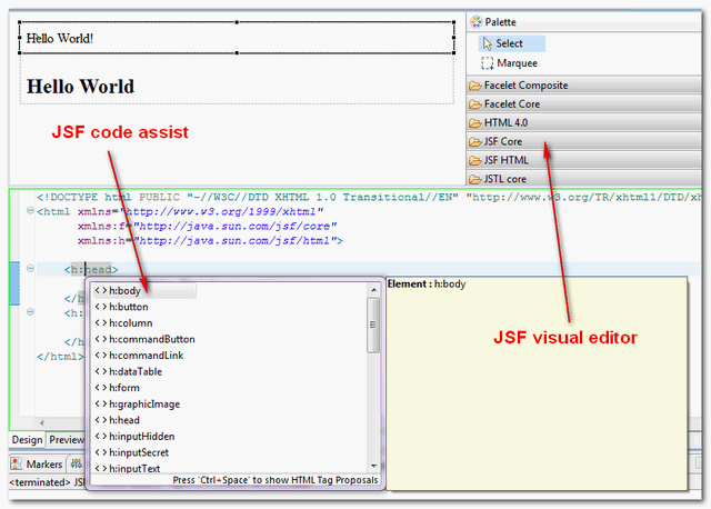 eclipse-jsf-support