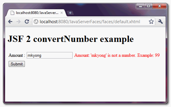 jsf2-ConvertNumber-Example-1