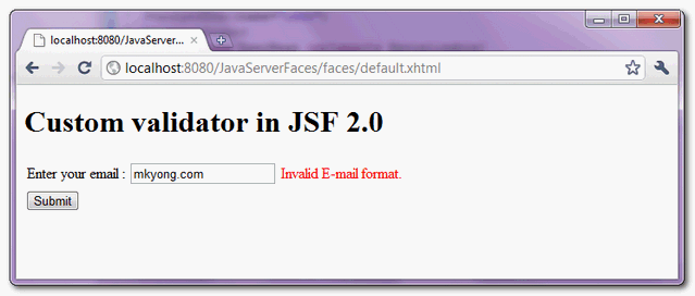 jsf2-custom-validator-example