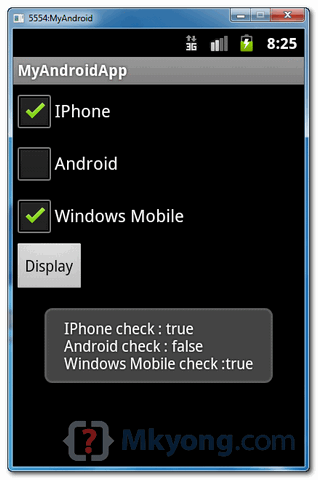 android checkbox demo3