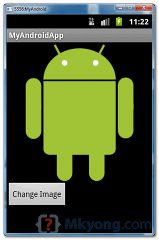Android ImageView example 