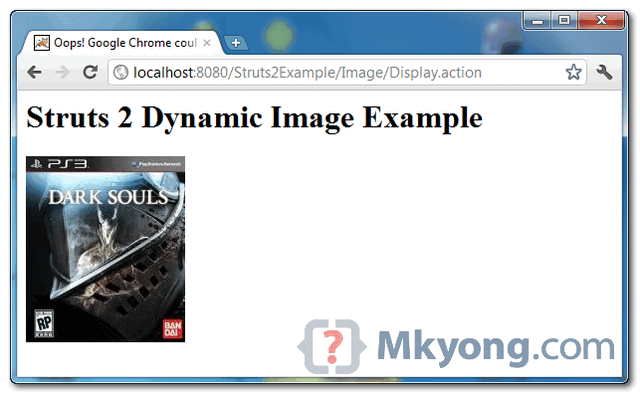 struts2 dynamic image demo