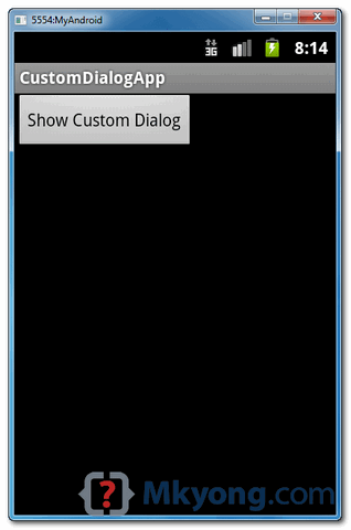 android custom dialog example