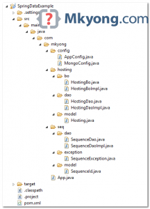 Spring Data MongoDB - Auto Sequence ID example - Mkyong.com
