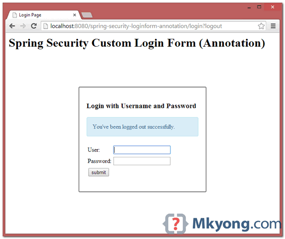 spring-security-custom-login-annotation-logout