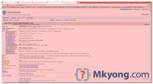 Google Chrome displays pink color screen - Mkyong.com