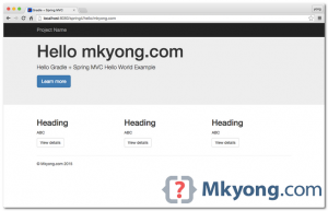 Gradle - Spring 4 MVC Hello World Example - Mkyong.com