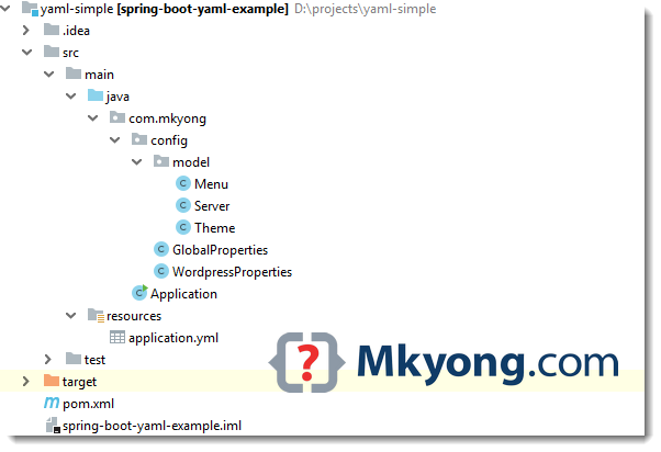 Spring Boot YAML example - Mkyong.com