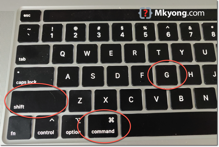 macOS keyboard