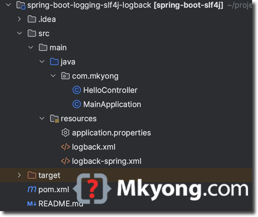 Spring Boot Logging Example