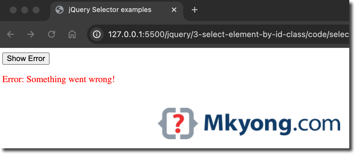 jQuery select element by ID and ClassName
