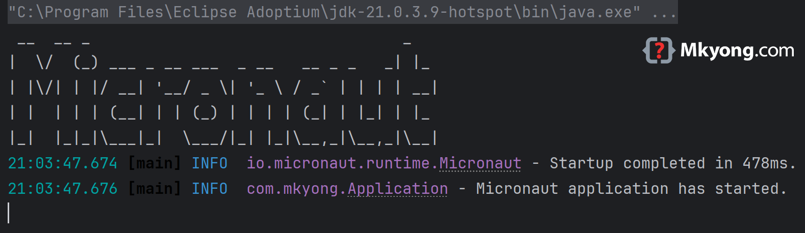 Micronaut Logging using Logback - Mkyong.com