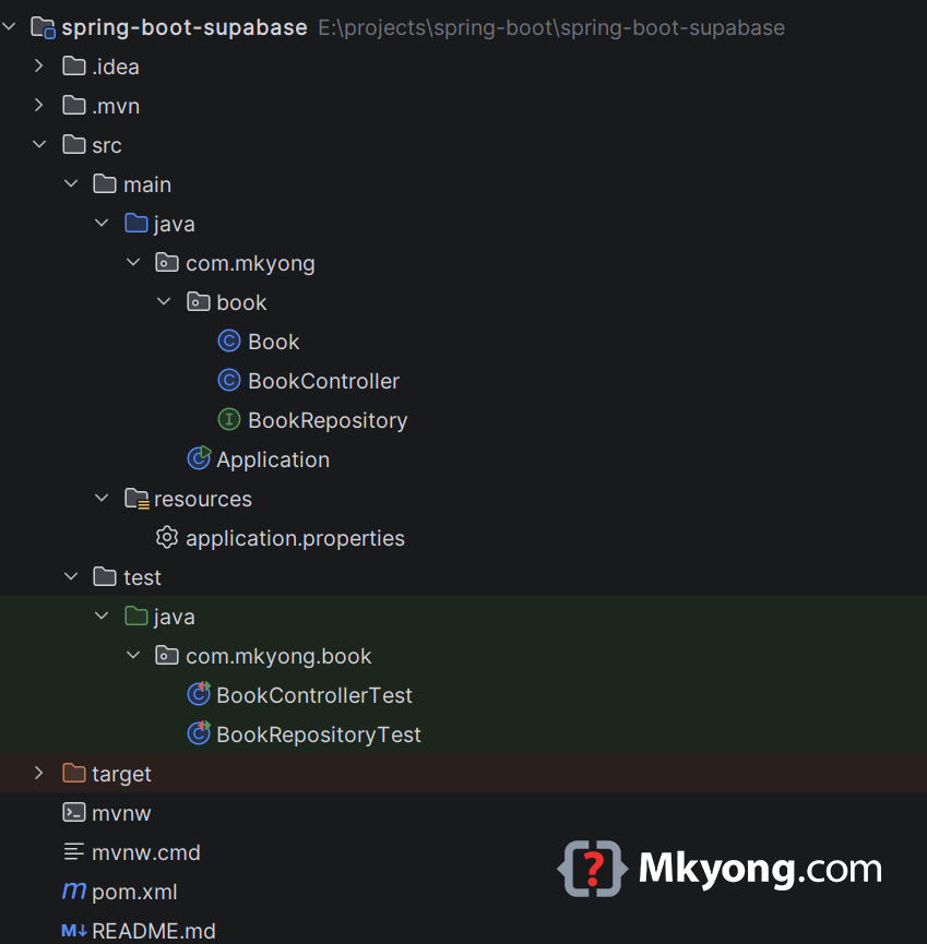 project directory